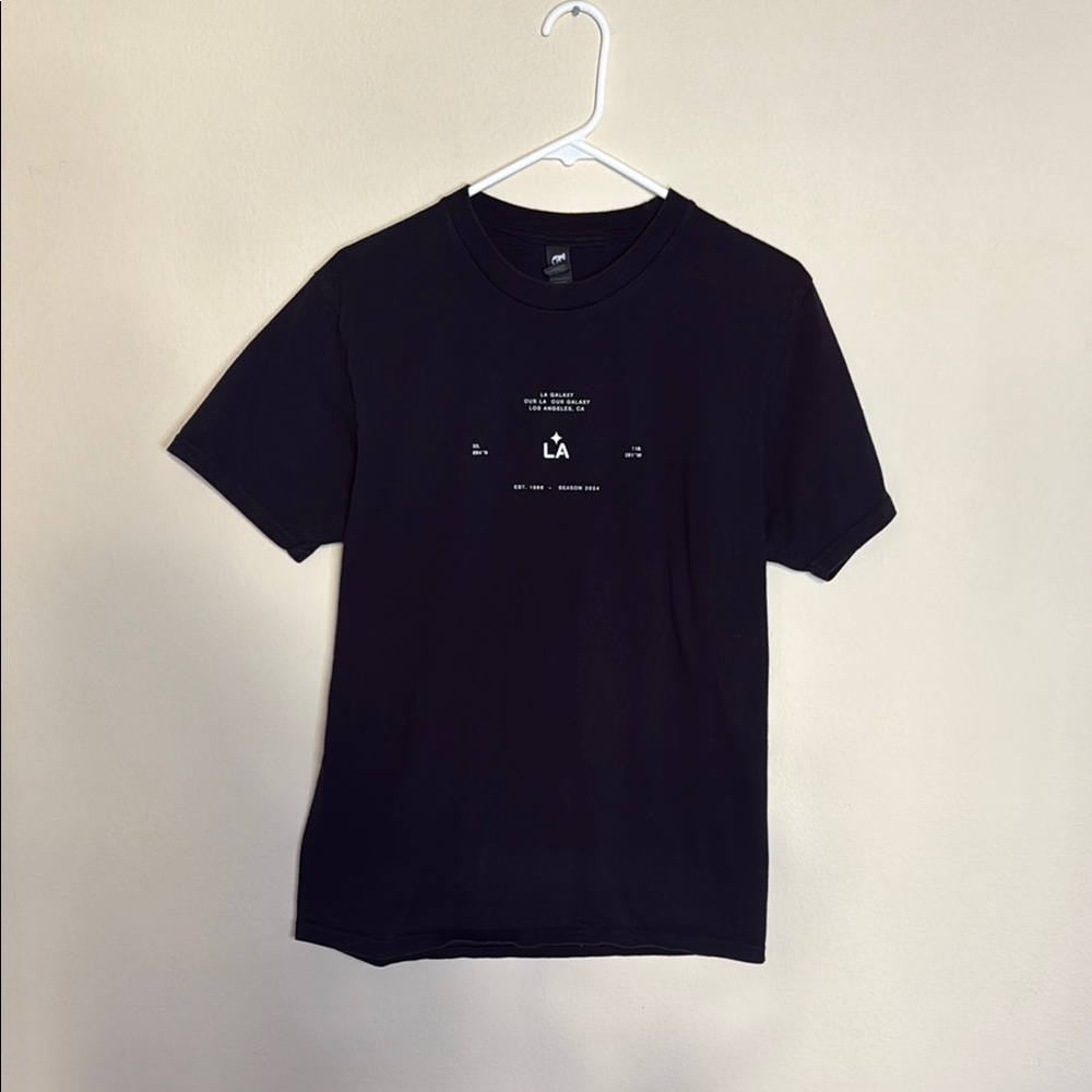 LA Galaxy Black Graphic T-Shirt - Men's Medium
